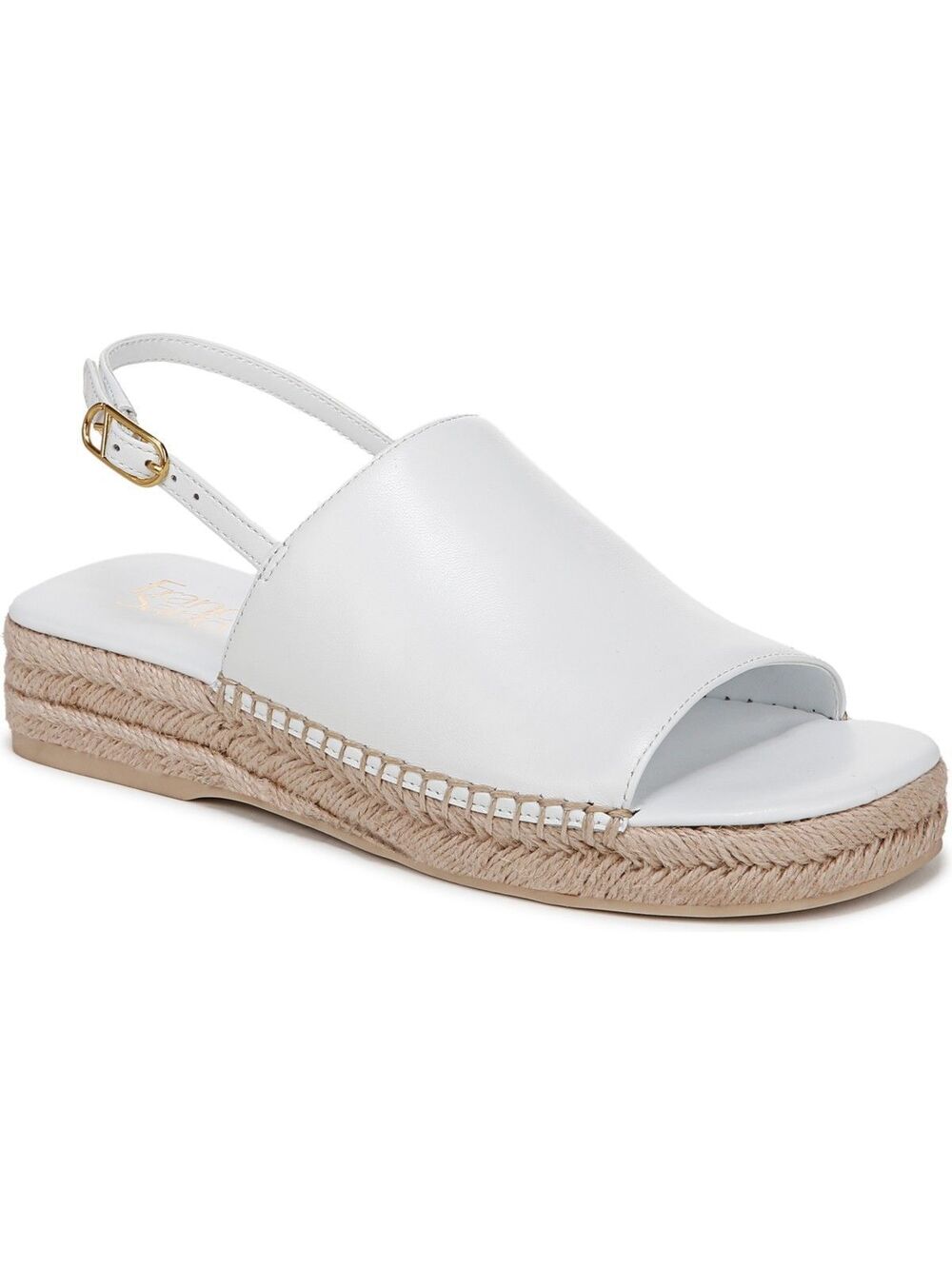 Franco Sarto Rune leather Sandals White 9.0 M ($125)